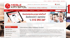 Desktop Screenshot of meblekryspol.pl